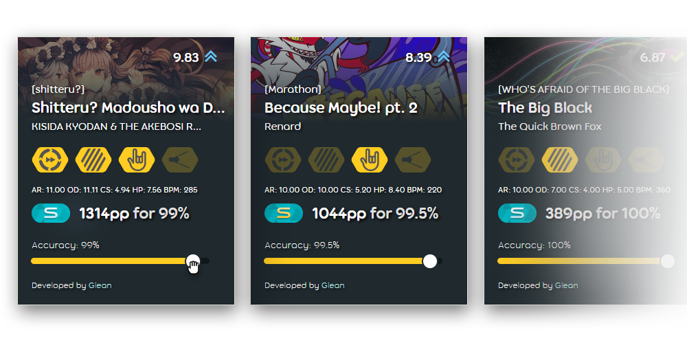 Performance Calculator Preview
